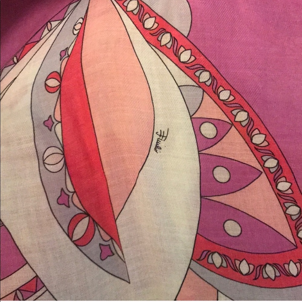 Emilio Pucci large scarf! Authentic and unique - Picture 3 of 3
